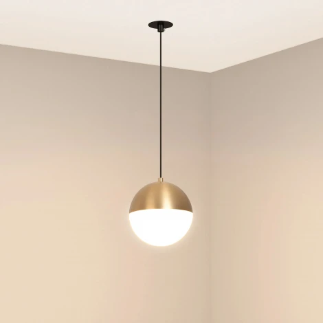 Подвесной светильник SP-EMISFERO-HANG-BUILT-R150-11W Warm3000 (GD, 170 deg, 230V) (Arlight, IP20 Металл) 056592 (LED)