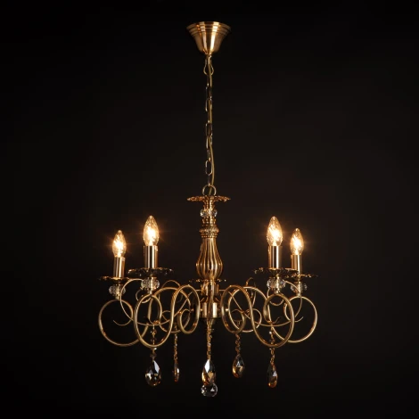 Подвесная люстра Abrasax Daniela SY40078/5 (220V, на цепи, свеча)
