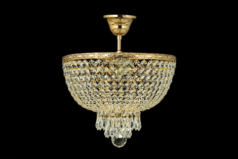 Потолочная люстра буше Arti Lampadari Nonna E 1.3.30.502 G (220V, хрусталь)