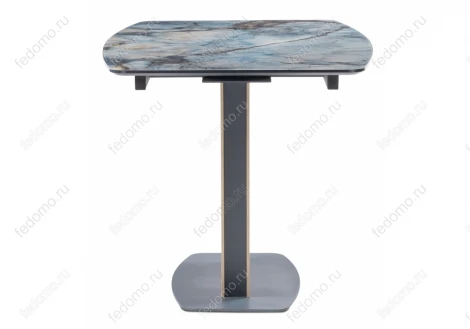 Стол на тумбе Woodville Теон магеллан / галифакс натуральный / графит 474320