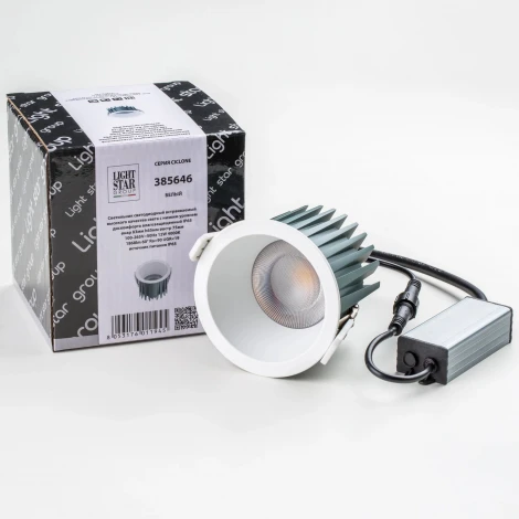 Встраиваемый светильник светодиодный Lightstar Ciclone 385646 (220V, круглые, IP44)