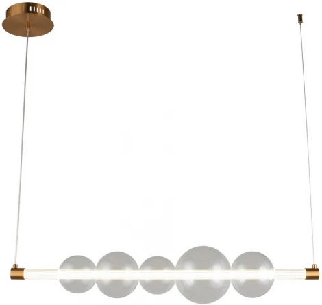 Подвесной светильник Omnilux Abbazia OML-65903-05 (LED, 220V, на тросе, шарики)