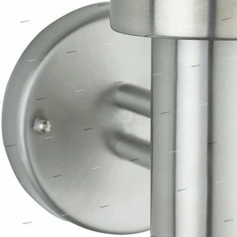 Бра уличное Horoz Kayin, 1 плафон, никель с прозрачным