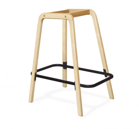 Стул полубарный Sheffilton SHT-ST33/S94-1 угольно-серый/прозр.лак/черн.муар 9034674602