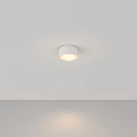 Потолочный светильник круглый Maytoni Zon C032CL-12W3K-RD-W (LED, 220V, круглые)