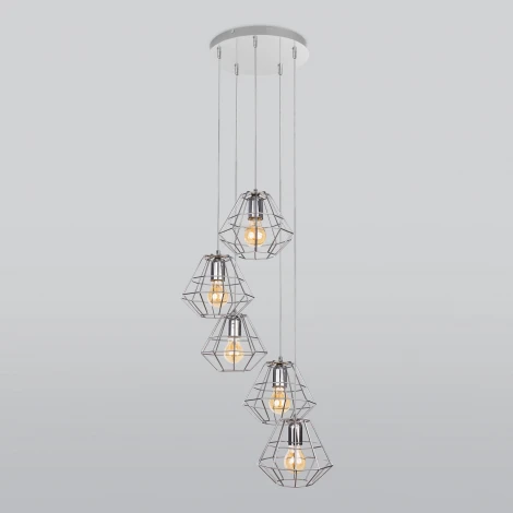 Подвесной светильник TK Lighting Diamond Silver 4289