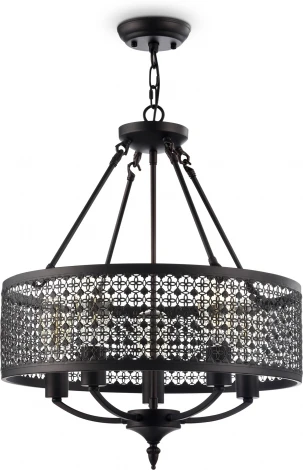 Подвесная люстра Freya Conte FR4166-PL-05C-BL (220V, на цепи)