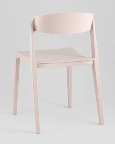 Стул Moris пластик нежно-розовый Stool Group арт.УТ000039933