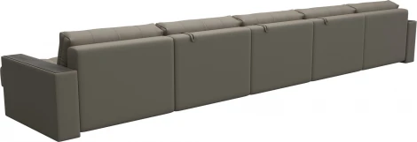 Диван П-образный с декором Лига-049 НПБ Мегалонг Лига Диванов (Экокожа) арт.128534