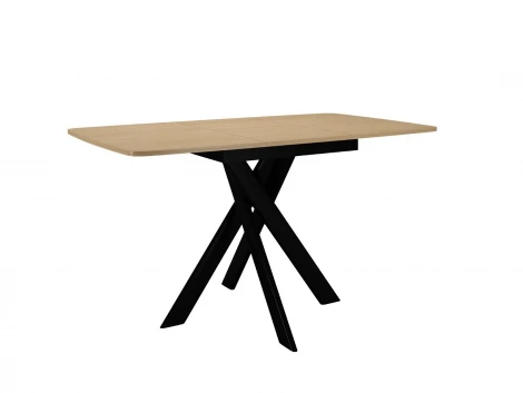 Стол DikLine DB110 Дуб Каселла натуральный/опоры черные