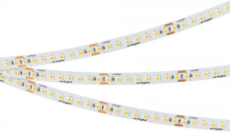 Светодиодная лента UL-A176-8mm 24V Warm2700 (15 W/m, IP20, 5m) (Arlight, 7 лет) 048135