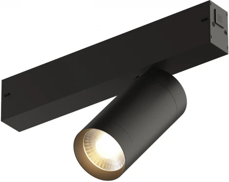 Трековый светильник Denkirs Smart DK8010-BK (LED, 220V, голосовое управление, пульт управления, управление смартфоном, умный дом - Алиса, круглые)