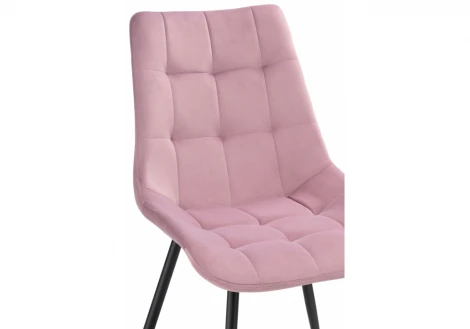 Стул на металлокаркасе sidra light purple / black