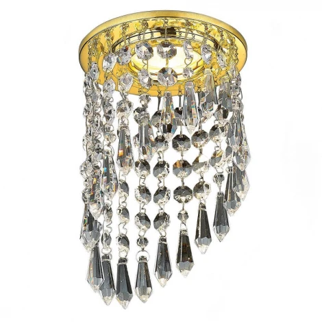 Встраиваемый точечный светильник Ambrella Хрусталь С Подвесами K2247 CL/G