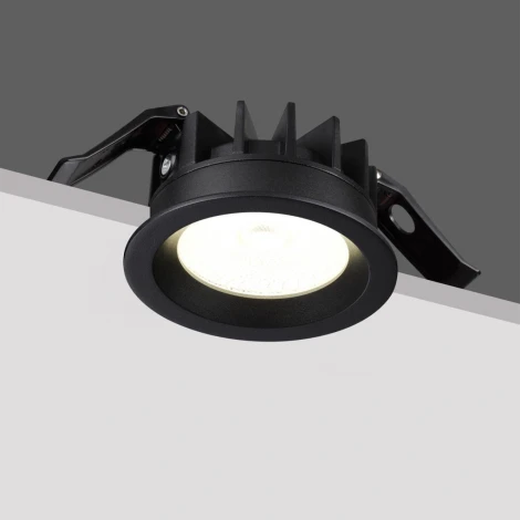 Встраиваемый светильник светодиодный Novotech Rayne 359841 черный с переключателем цв. температуры и угла рассеивания LED 10W 220V 2700К\3200К\4000К