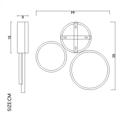 Потолочная люстра LED Lu Carte Fortano LC-11-1423