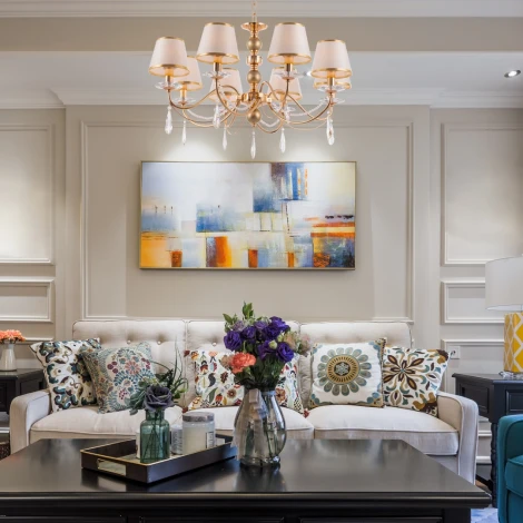 Подвесная люстра Arte Milano AM342109 342109/8 FGD (220V, подвески, на цепи)