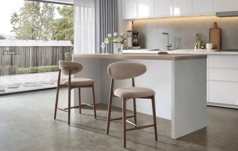 Стул полубарный TODS бежевый XD270-03 ESF 5902