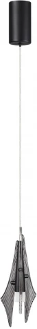 Подвесной светильник Odeon Light Afalina 5442/6L черный/дымчатый/металл/стекло/акрил LED 6W 3000K (220V, на проводе)
