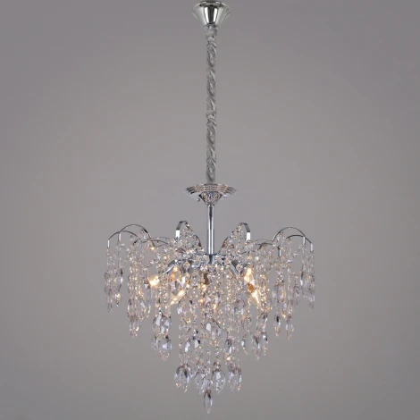 Подвесная люстра хрустальная Reluce 56760-0.4-500 MX CH