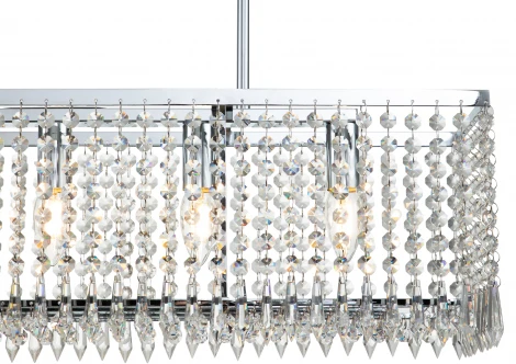 Люстра потолочная на штанге Sfarzo V000280 (12005/5RL Chrome) (220V)