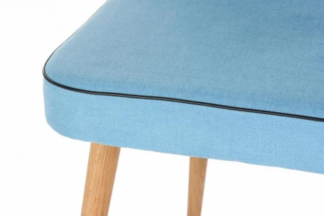 Стул Lounge High Голубой ткань