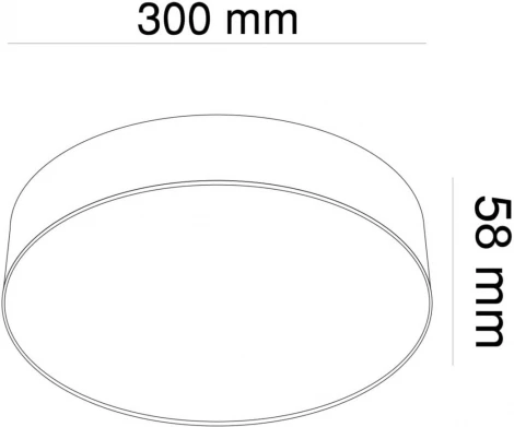 Потолочный светильник Zon 3000K 1x35Вт 120° LED Maytoni Technical C032CL-L43MG3K
