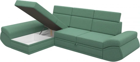 Диван угловой Лига-032 левый угол Лига Диванов (Рогожка) арт.125992L