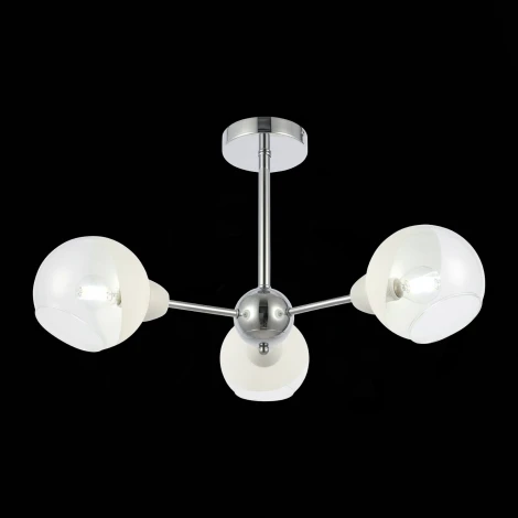 Потолочная люстра на штанге Evoluce Giorte SLE102702-03 (220V, шарики, молекулы)
