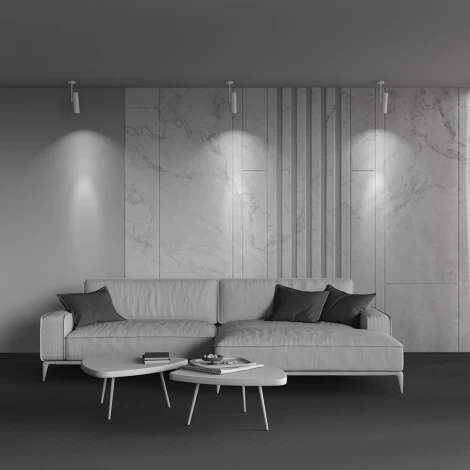 Потолочный светильник Elti GU10 1x50Вт Maytoni Technical C020CL-01W (220V, круглые)