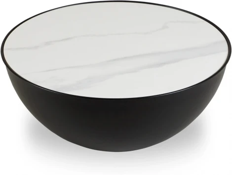 Столик журнальный Aweto mid (Керамика/Белый,Черный) ОГОГО Обстановочка! арт.888853