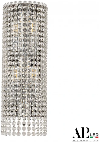 Бра хрустальное APL LED Sicilia SH500.B5.16-45.A.Ni.E14 (220V)