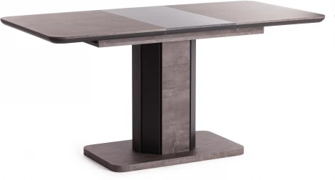 Стол обеденный SKAT ЛДСП/МДФ, 120-160х80х75 см, Оникс/Графит Tetchair 18956