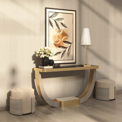 Интерьерная настольная лампа Maytoni Zaragoza H001TL-01BS (220V, выключатель)