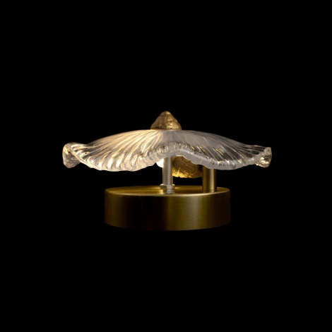 Настенный светильник Loft It Bloom 10352W/A AB (220V, выключатель, цветы)