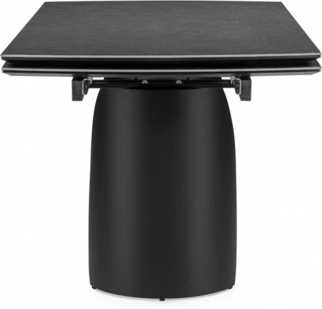 Керамический стол Готланд 180 (Готланд 180(240)х90х79 ink gray / черный) Woodville арт.588030