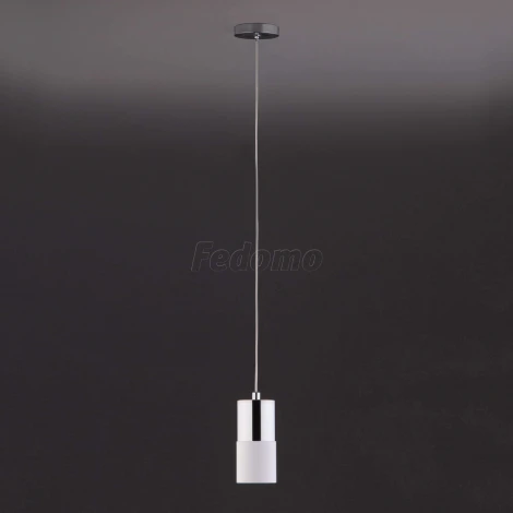 Подвесной светильник Eurosvet Mini Topper 50146/1 хром/белый