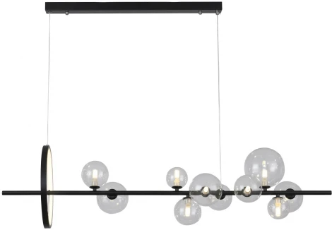 Подвесной светильник Kink Light Иона 07608-10A,19 (220V, на тросе, шарики, молекулы)