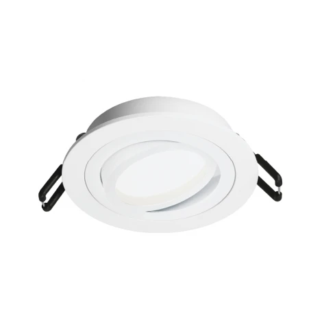 Встраиваемый светильник под лампу GU5.3 белый Wolta Alto WDL-GU5.3/01W-R