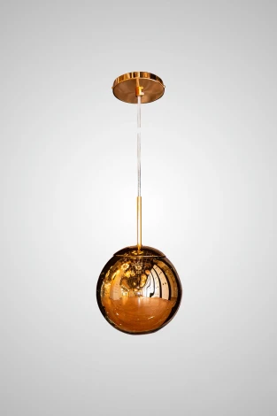 Подвесной светильник AM Group AM352 AM352-1GL (220V, на проводе, шар)
