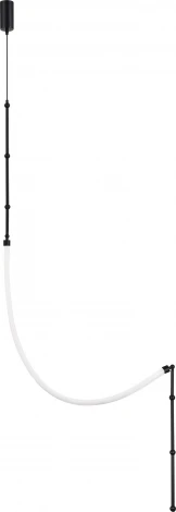 Настенно-потолочный светильник с гибким неоном ST Luce Strap SL6132.401.20 Черный/Белый LED 1*20W (220V)