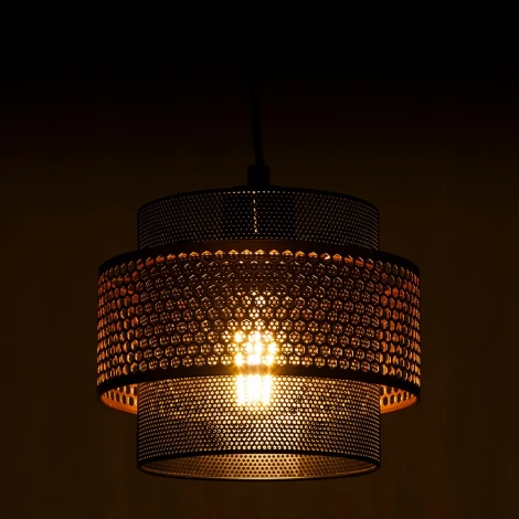 Подвесной светильник Arte Lamp Grid A7069SP-1BK (220V, на проводе, круглые)