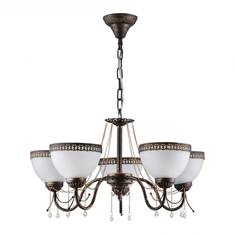 Подвесная люстра IDLamp Сhiacchierino 557/5-Blackpatina