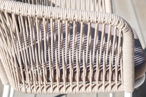 "Диего" обеденная группа на 4 персоны, круглый стол "дуб", цвет бежевый 4SIS арт.УТ-00003586