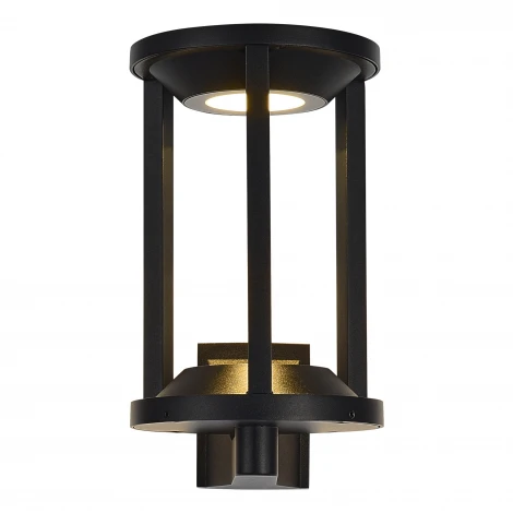 Настенный уличный светильник ST Luce Glorr SL9535.401.01 черный/черный LED 1*9W 3000K