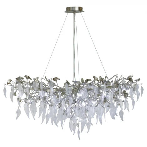 Подвесная люстра AM Group WOODSTAR WOODSTAR L1200 SN (220V, на тросе, листья)