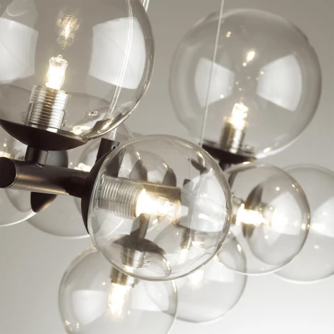 Подвесная люстра Odeon Light Tovi 4818/14 (220V, на тросе, шарики, молекулы)