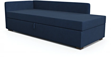 Диван-кровать Arsko Велес Угол левый велюр синий