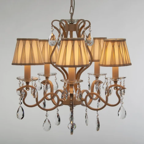 Подвесная люстра Abrasax Jasmin 2019/5 (220V, на тросе, свеча)