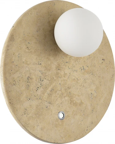 Настенный светильник ST Luce Earthy SL1194.421.01 Черный/Бежевый, Белый G9 1*5W 4000K